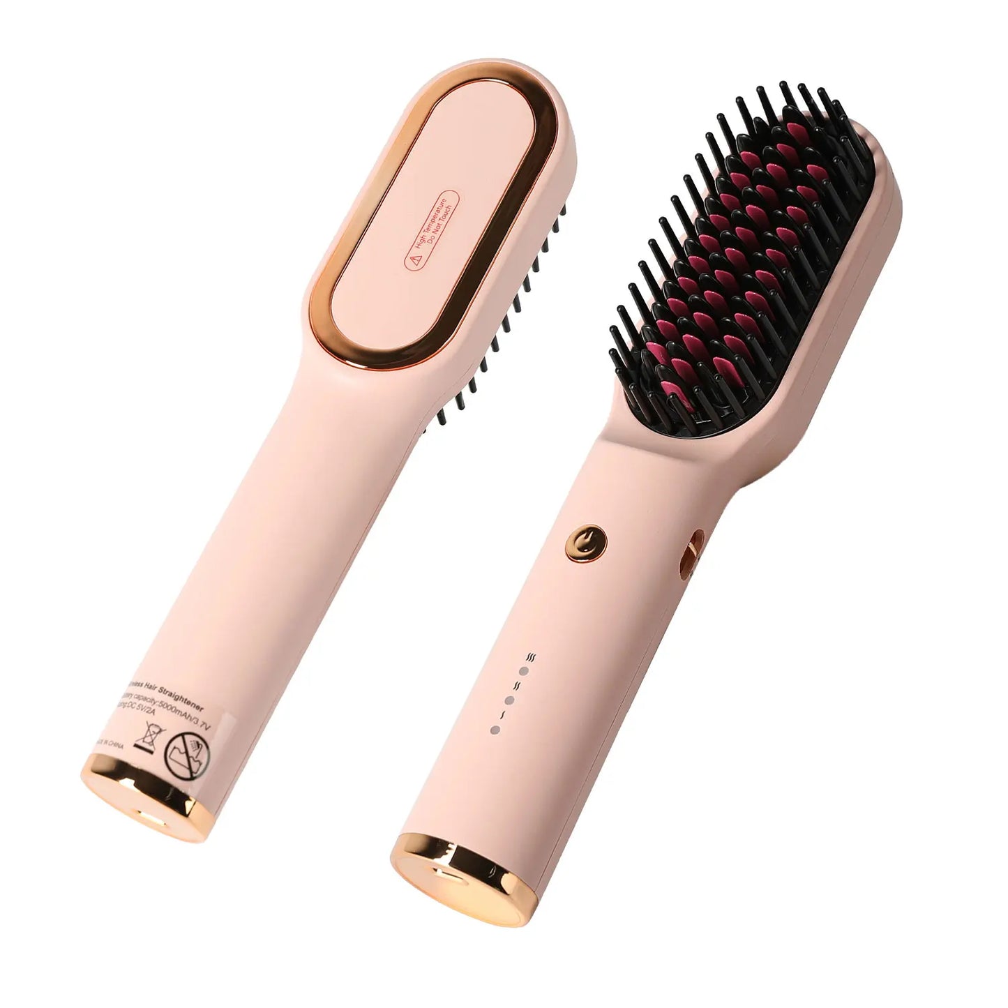 KIPOZI Hot Air Brush 4 in 1 Hot Air Comb Reduces Frizz Static Electricity Hair Dryer Blow Dryer Brush Create Voluminous Curls