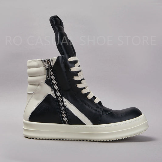 Ricks Genious Black Leather High Top