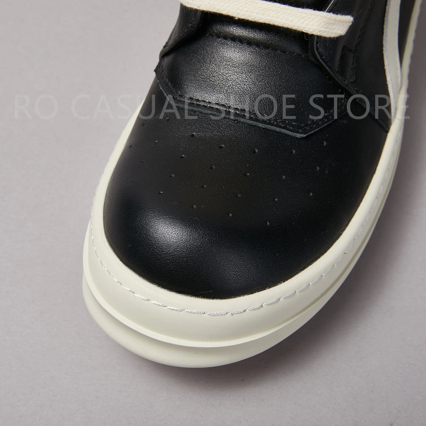 Ricks Genious Black Leather High Top
