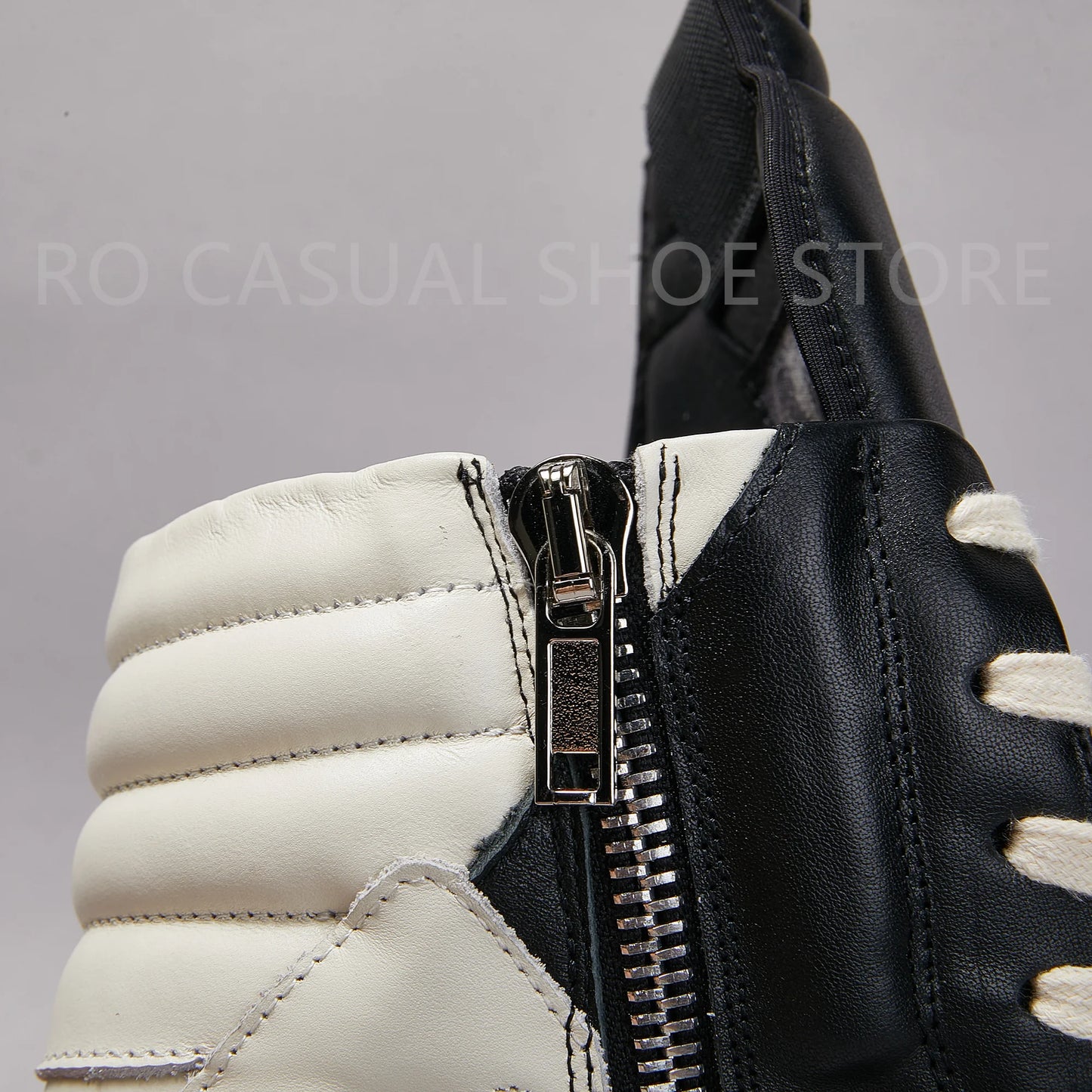 Ricks Genious Black Leather High Top